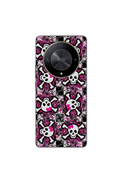 OEM Husa compatibila cu Honor Magic6 Lite Silicon Gel Tpu Model Pop Art Skeleton