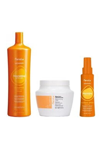 Fanola Pachet Tratament Complet pentru Par Uscat - Wonder Nourishing: Sampon,...