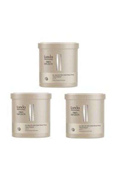 Londa Professional Pachet 3 x Tratament Reconstructiv cu Keratina - Fiber Inf...