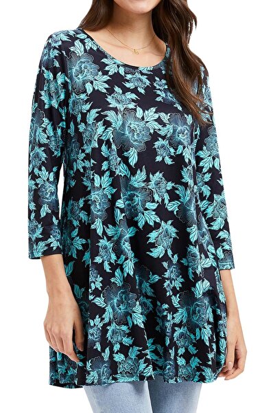 Other Enmain Women's Tunics with 3/4 Sleeves, Relaxed Fit, Loose Long Tunic, ...