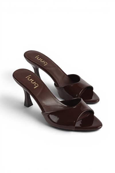 luuq shoes Jamila Single Strap Women's Heeled Slippers