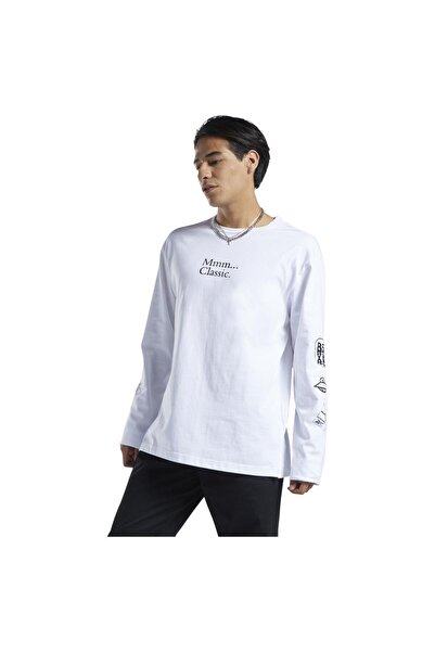 Reebok Tricou cu mânecă lungă pentru bărbați Cl Skate XL
