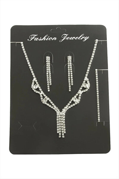 Marsilyan Nvdn- Dangling Stone Set Necklace Iegrs-Nvdn1