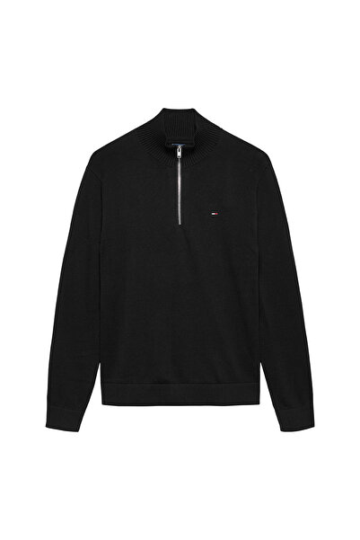 Tommy Hilfiger Pulover bărbătesc subțire, esențial, ușor, cu fermoar 1/4, XXL