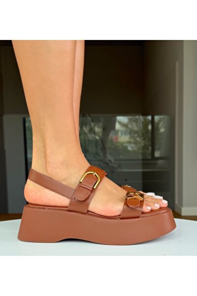 BENOTTİ Sandale dama Muzyh Camel