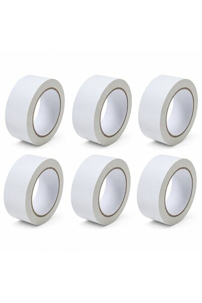 Crocodileskids Set of 6 Low-Noise Packing and Sealing Tape Rolls, Acrylic Adh...