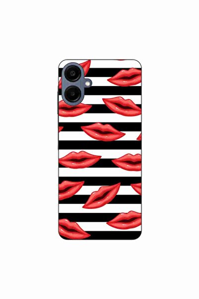 OEM Husa compatibila cu Samsung Galaxy A06 Silicon Gel Tpu Model Striped Kisses