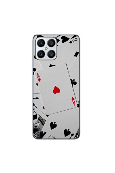 OEM Husa compatibila cu Honor X8 Silicon Gel Tpu Model Carti Poker