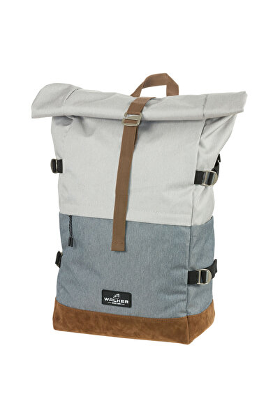 Schneiders Rucsac roll-up bicolor gri deschis-gri WALKER