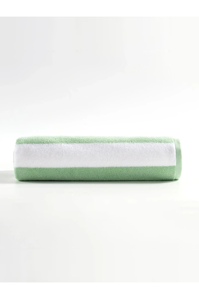 Cannon Beach Towel 90X160 Cm 100% Combed Cotton Yarn Dyed 550 Gsm Mint