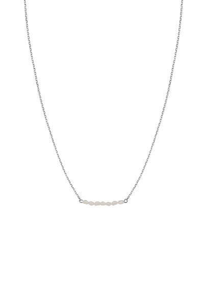 Lisa&Co. Moving Pearls Silver Chain Rhodium Plated Silver / Freshwater Pearls...