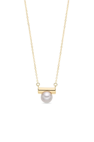 Lisa&Co. Silver Lignite Pearl Chain