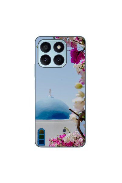OEM Калъф, съвместим с Honor X8b, силиконов гел TPU, с десен Гърция Санторини