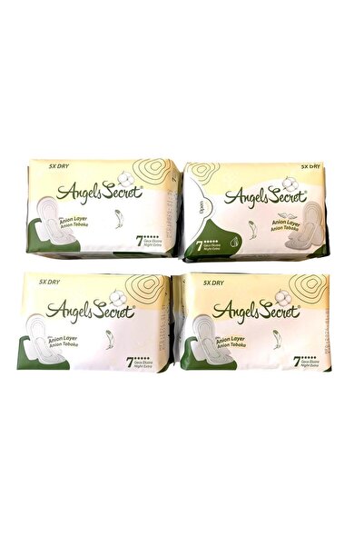 Angels Secret Night Extra Pad with Active Oxygen and Negative Ions, Hygienic ...