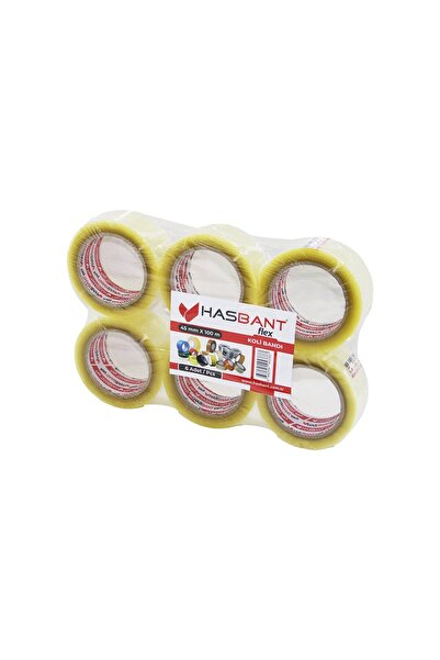 Greathings HASBANT ( ŞEFFAF ) ( FLEX HOTMELT ) ( 45MMX100MT ) KOLİ BANTI
