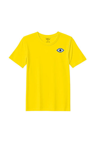 BYFT Threads T-Shirt - Evil Eye Embroidered Design, Premium Polycotton, Breat...