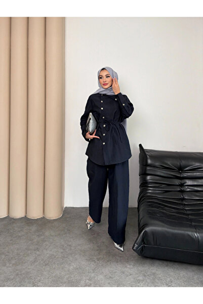 Mihran Butik Melina Model Coupra Fabric Detailed Women's Dress Set