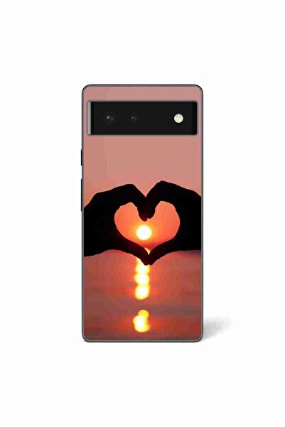 OEM Husa compatibila cu Google Pixel 6 Silicon Gel Tpu Model Glow of Love