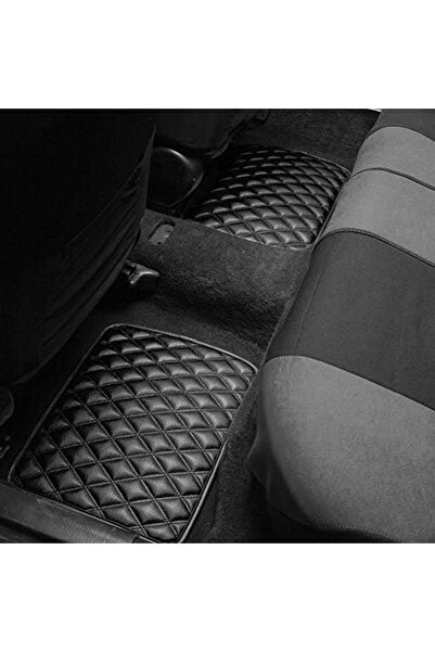 Yıldızan Nzr Beautestore Fh Group Black Leather Floor Mats - Universally Comp...