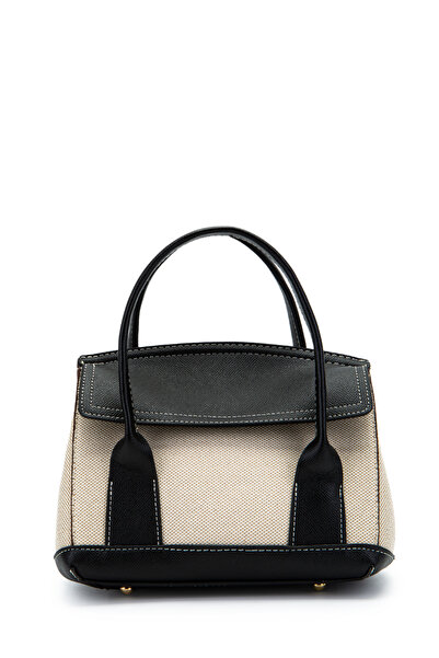 minebag Canvas Women's Crossbody Bag with Snap Fasteners on the Sides and Exp...