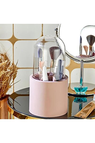 Yıldızan Tamgün Compartmentalized Makeup Organizer with Transparent Lid Large...