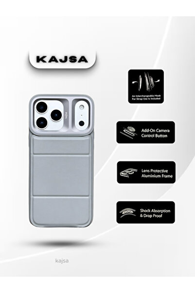 Kajsa Compatible with Apple iPhone 17 Pro Max Origami Stand and Card Holder L...