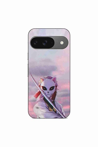 OEM Husa compatibila cu Google Pixel 9 Silicon Gel Tpu Model Demon Slayer Sabito