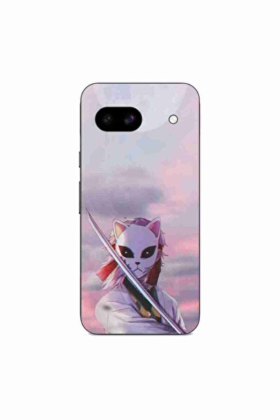 OEM Husa compatibila cu Google Pixel 8A Silicon Gel Tpu Model Demon Slayer Sa...