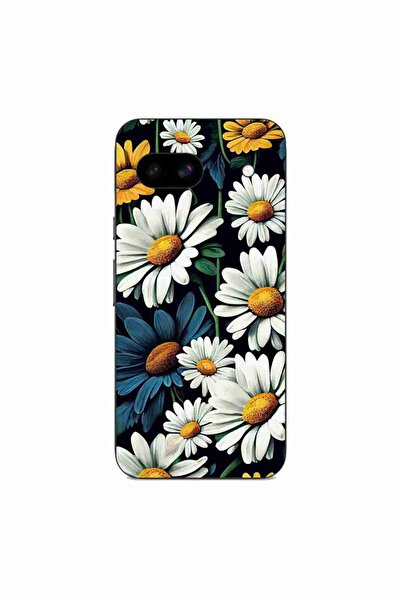 OEM Case compatible with Google Pixel 8A Silicone Gel Tpu Daisy Pattern