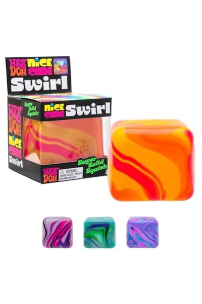 OEM Jucărie squishy antistres, design cub de gheață, multicoloră, 1 bucată