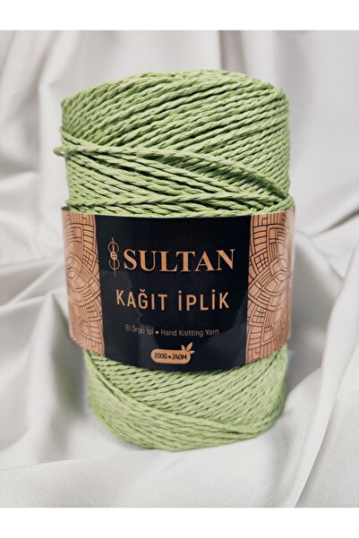 Sultan Paper Thread Hand Knitting Yarn 200Gr.-240Mt. (1 Piece) - Color: 84