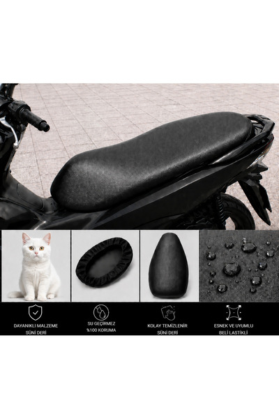 lawrenceshop Husa scaun motocicletei pentru SYM Maxi 400i ABS Protectie imper...