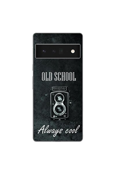 OEM Husa compatibila cu Google Pixel 6 Pro Silicon Gel Tpu Model Retro Camera