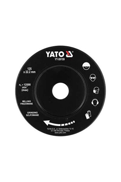 yato Disc Raspel Pentru Lemn 125Mm