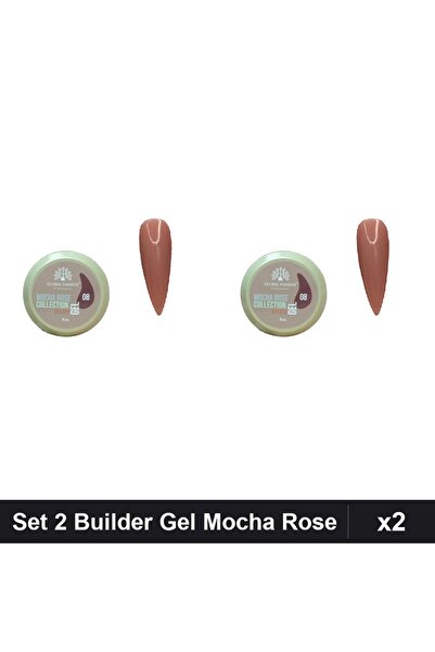 global fashion Set 2 Builder Gel Mocha Rose 15g, Global Fashion, Constructie ...