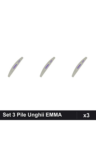 emma Set 3 Pile Unghii 100/120, Buffere Profesionale Manichiură