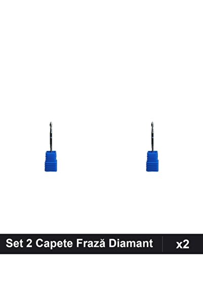 NAİLS Set 2 Capete Frează Diamant pentru Manichiură, Freze Unghii Profesionale