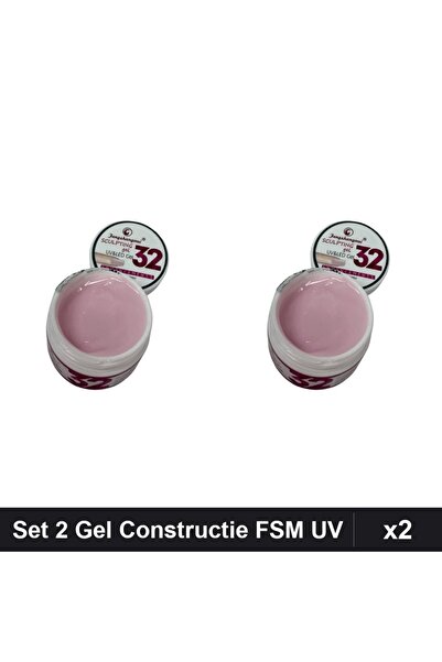 FSM Set 2 Gel de Constructie UV LED 15g, Builder Gel Profesional Manichiura