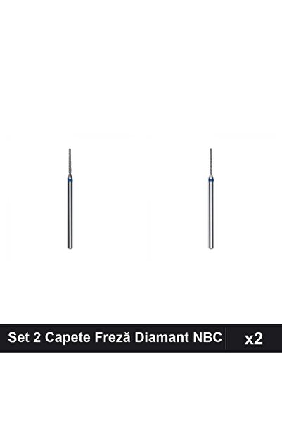 NAİLS Set 2 Capete Freză Diamant NBC Ac Albastru, Manichiura Profesională Dur...