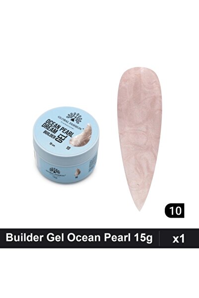 global fashion Builder Gel Ocean Pearl Dream Nr.10 15g, Construcție Unghii Ge...