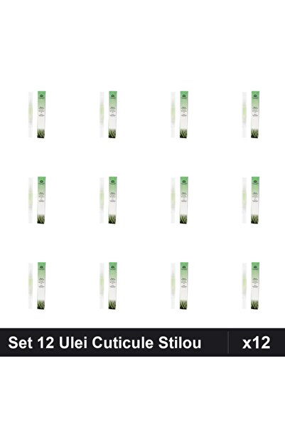 global fashion Set 12 Ulei Cuticule Stilou Aloe Vera, Îngrijire Unghii