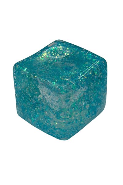 Flippy Cub Fidget Squishy 3D, Flippy, Model Ice Cube, din Maltoza cu Sclipici...