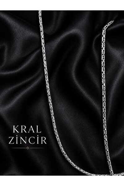 Up Atelier 2mm 925 Ayar Gümüş Kral Zincir Kolye Erkek
