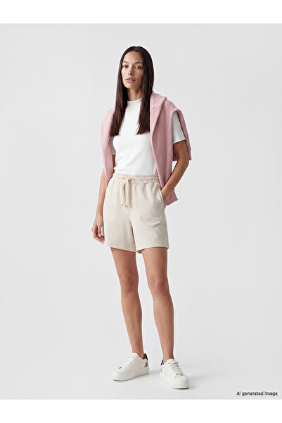 LC Waikiki Nevavm Women's Shorts with Elastic Waist