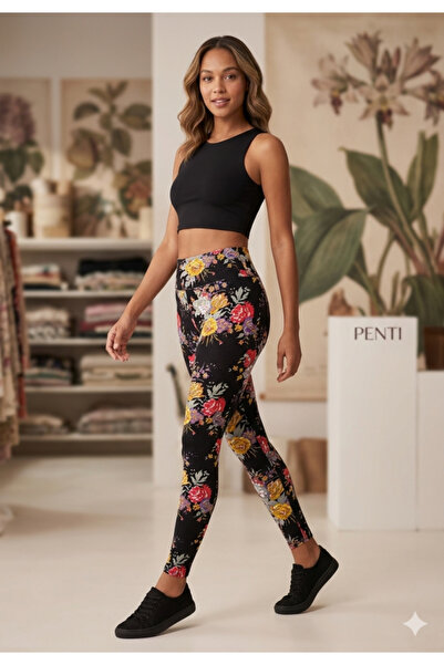 Penti Colanți Penti, Model Inflorat Multicolor, „Flower