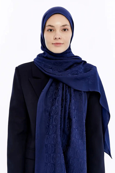 Valentino Orlandi Alia Series Small Checkerboard Pattern Shawl