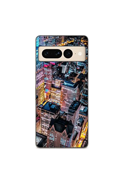 OEM Θήκη συμβατή με Google Pixel 8 Pro Σιλικόνης Gel TPU Μοντέλο Νυχτερινή Πόλη