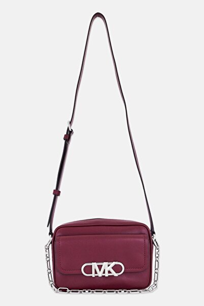 Michael Kors Women Brand Logo Cross Body Bag, Maroon