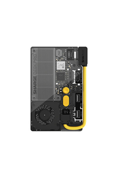 Sharge Disk Pro 1TB Dahili NVMe SSD’li Aktif Soğutmalı 5’i 1 Arada USB-C Çok ...
