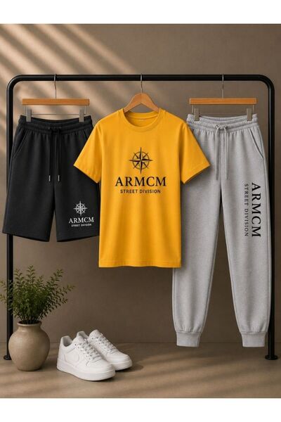 armicem ARMCM Unisex set šortsa i trenerki sa printom | Za uzrast 5-14 godina